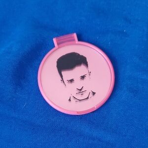 2013 Pink Compact Mirror with Justin Timberlake Portrait